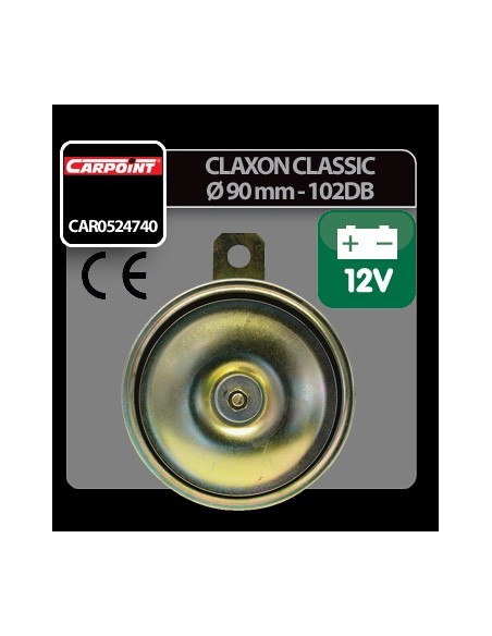 |AutoNeo.roClaxon Classic 102 dB Ø 90mm, 12V - Carpoint