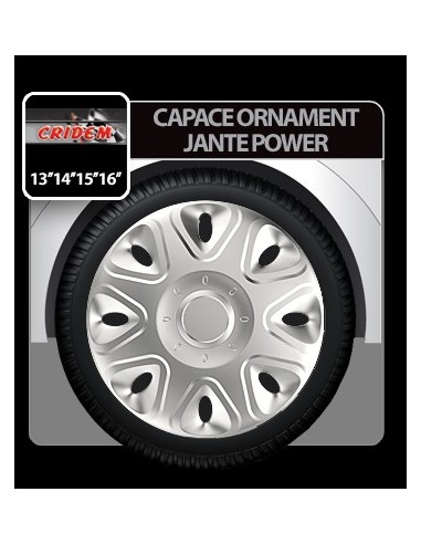 |AutoNeo.roCapace roti auto Power 4buc - Argintiu - 14''