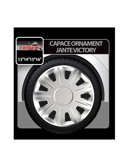 |AutoNeo.roCapace roti auto Victory 4buc - Argintiu - 14''