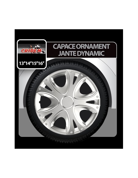 |AutoNeo.roCapace roti auto Dynamic 4buc - Argintiu - 15''