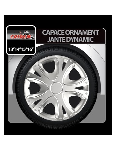 |AutoNeo.roCapace roti auto Dynamic 4buc - Argintiu - 16''