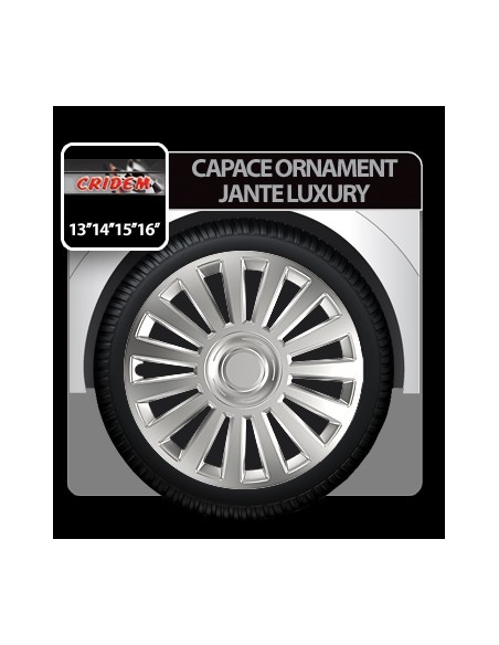 |AutoNeo.roCapace roti auto Luxury 4buc - Argintiu - 13''
