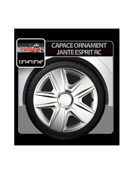 |AutoNeo.roCapace roti auto Esprit RC 4buc - Argintiu - 15''