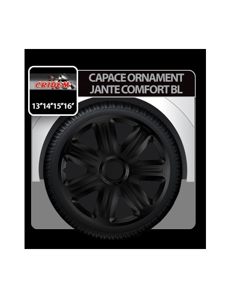 |AutoNeo.roCapace roti auto Comfort BL 4buc - Negru - 15''