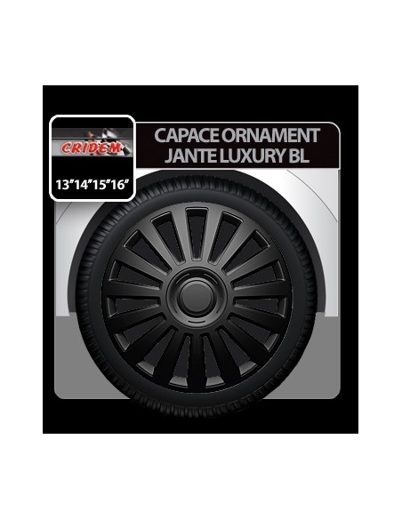 |AutoNeo.roCapace roti auto Luxury BL 4buc - Negru - 13''