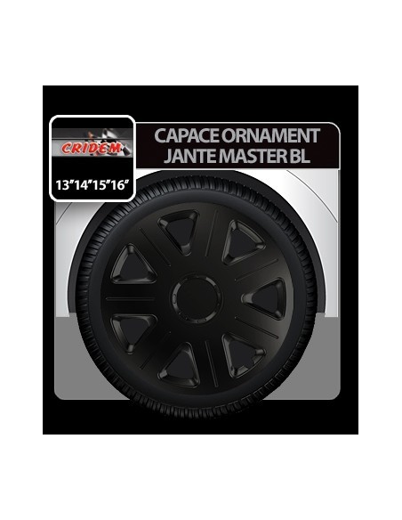 |AutoNeo.roCapace roti auto Master BL 4buc - Negru - 15''