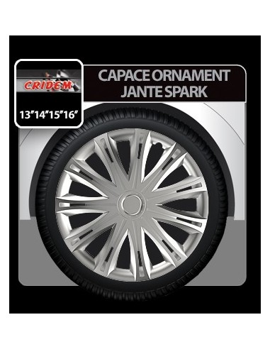|AutoNeo.roCapace roti auto Spark 4buc - Argintiu - 17''