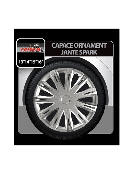 |AutoNeo.roCapace roti auto Spark 4buc - Argintiu - 17''