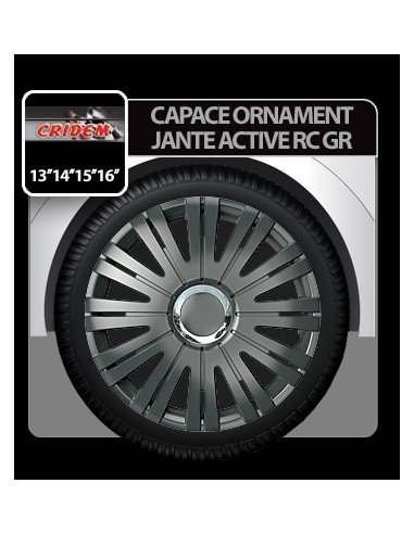 |AutoNeo.roCapace roti auto Active RC GR 4buc - Grafit - 15''