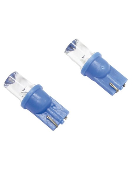 |AutoNeo.roBec tip LED 12V 5W soclu plastic T10 W2,1X9,5d 2buc Carpoint - Albastru dispersat