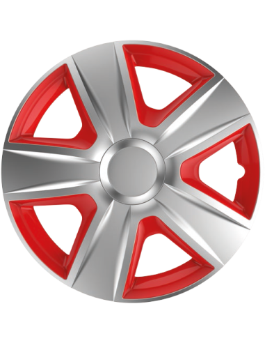 |AutoNeo.roCapace roti auto Esprit SR 4buc - Argintiu/Rosu - 15''