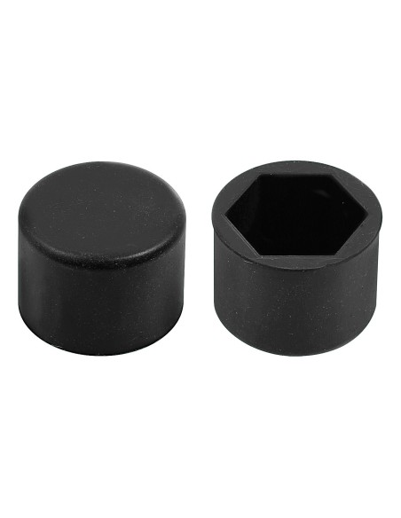 |AutoNeo.roOrnamente prezoane silicon 20buc - Hex 19mm - Negru
