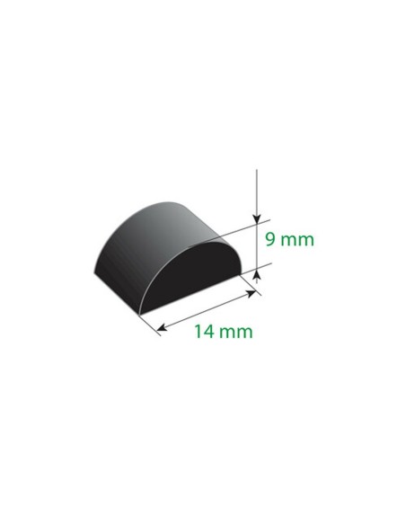 |AutoNeo.roCheder cauciucat universal cu adeziv 310cm - 14x9mm