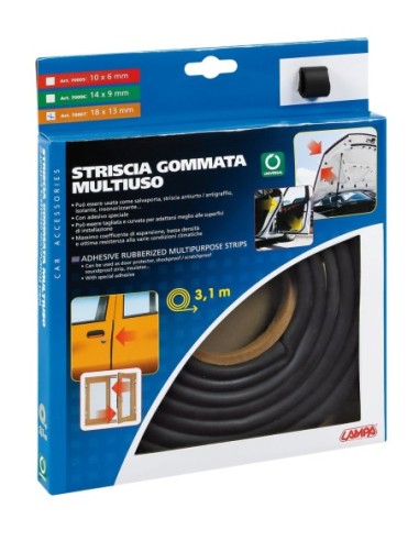 |AutoNeo.roCheder cauciucat universal cu adeziv 310cm - 18x13mm