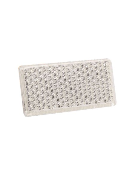 |AutoNeo.roReflectorizant catadioptru 96x46mm cu adeziv 1buc - Alb