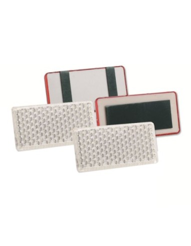 |AutoNeo.roReflectorizant catadioptru 96x46mm cu adeziv 1buc - Alb