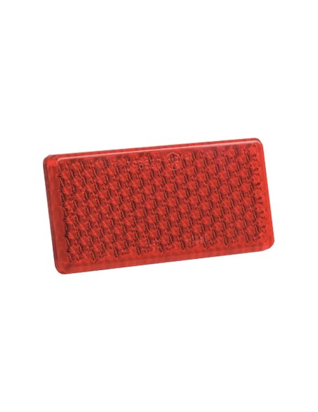 |AutoNeo.roReflectorizant catadioptru 96x46mm cu adeziv 1buc - Rosu