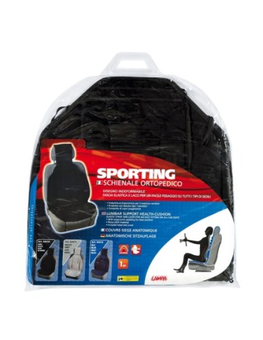 |AutoNeo.roHusa scaun Sporting cu suport lombar 1buc - Negru
