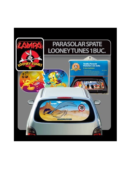 |AutoNeo.roParasolar spate cu ventuze Looney Tunes 1buc - Road Runner