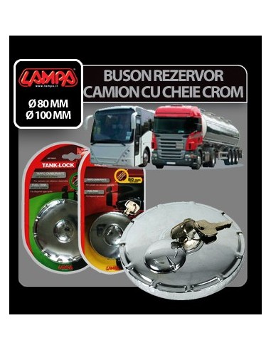 |AutoNeo.roBuson rezervor camion cu cheie cromat - Ø60mm