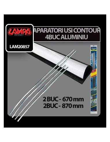 |AutoNeo.roAparatori usi Contour 4 - 4buc - Aluminiu
