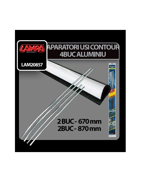 |AutoNeo.roAparatori usi Contour 4 - 4buc - Aluminiu