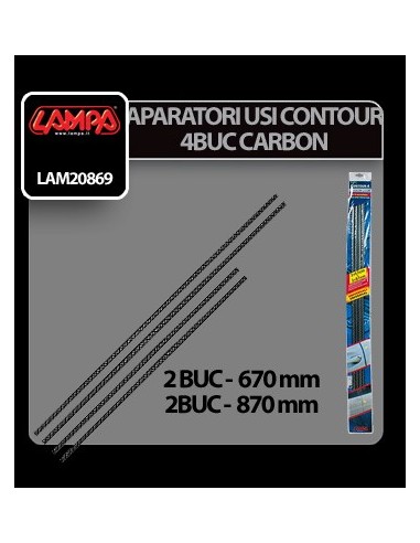 |AutoNeo.roAparatori usi Contour 4 - 4buc - Carbon