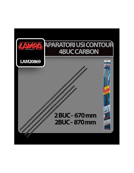 |AutoNeo.roAparatori usi Contour 4 - 4buc - Carbon