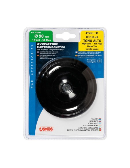 |AutoNeo.roClaxon Disk Horn Ø 90mm, 12V - Ton inalt