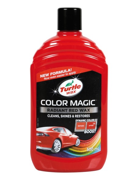 |AutoNeo.roPasta pentru lustruit caroserii Turtle wax Color Magic 500ml - Rosu