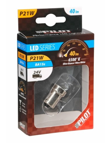 |AutoNeo.roBec Hyper-Led12 - 4SMD 24V frana soclu met P21W BA15s 1buc - Alb