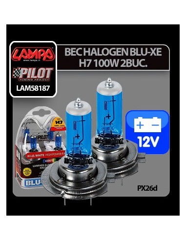 |AutoNeo.roBec halogen Blu-Xe  H7 100W PX26d 12V 2buc