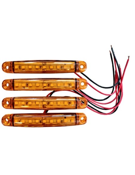 |AutoNeo.roLampa gabarit cu 9 LED-uri 12/24V set 4buc - Galben
