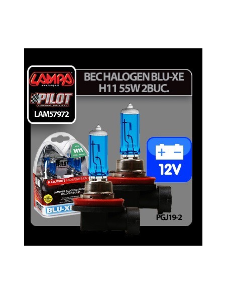 |AutoNeo.roBec halogen Blu-Xe  H11 55W PGJ19-2 12V 2buc