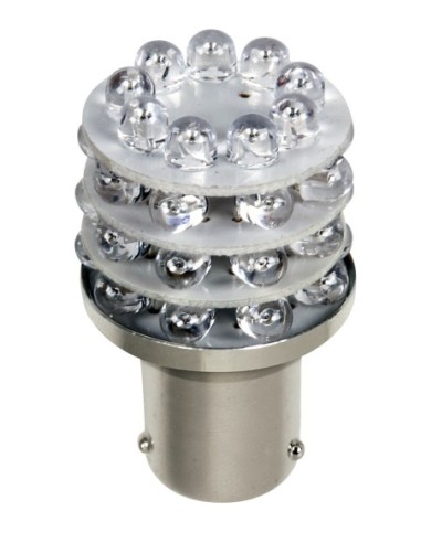 |AutoNeo.roBec Multi-Led 36Led 12V Frana, Ceata, Mers i. - P21W BA15s - Alb