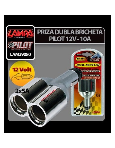 |AutoNeo.roPriza dubla bricheta Pilot 12V