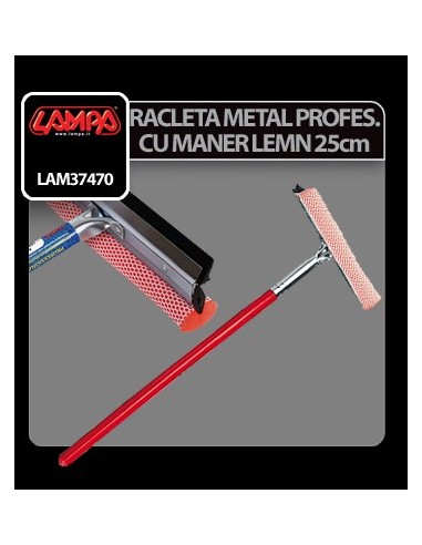 |AutoNeo.roRacleta spalat geam profesionala cu maner de lemn - 25cm