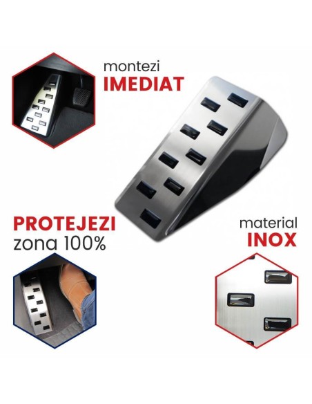 |AutoNeo.roProtectie inox suport picior Dacia Dokker , caroserie Van, fabricatie 11.2012 - prezent 1