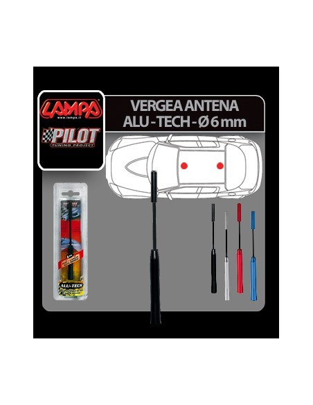 |AutoNeo.roVergea antena Alu-Tech - Ø 6mm - Negru