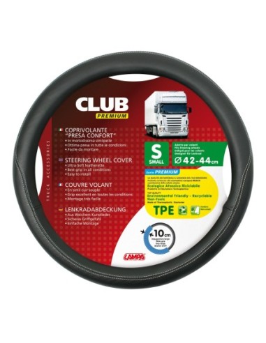 |AutoNeo.roManson volan camion Club premium - S - Ø 42/44cm - Negru