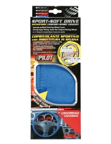 |AutoNeo.roHusa volan soft drive Pilot Lampa - U - Ø 37-41cm - Albastru