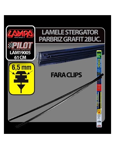 |AutoNeo.roLamele sterg parb fara clips Tergix - 61cm - 6,5mm - 2buc