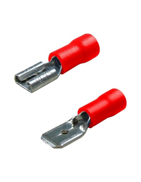 |AutoNeo.roKit papuci electrici 40buc, mama,tata - 6,3x0,8mm - Rosu