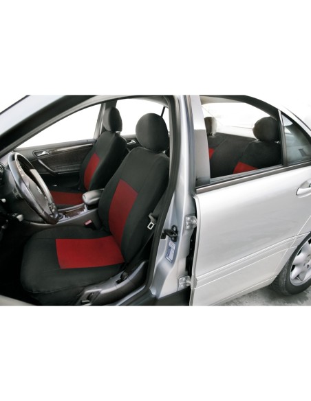 |AutoNeo.roHuse scaun Sport 8buc jacquard high-quality - Rosu/Negru