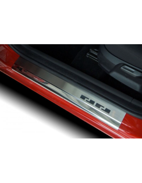 |AutoNeo.roProtectii inox praguri usi Peugeot 208 II, caroserie Hatchback, fabricatie 06.2019 - prezent 1