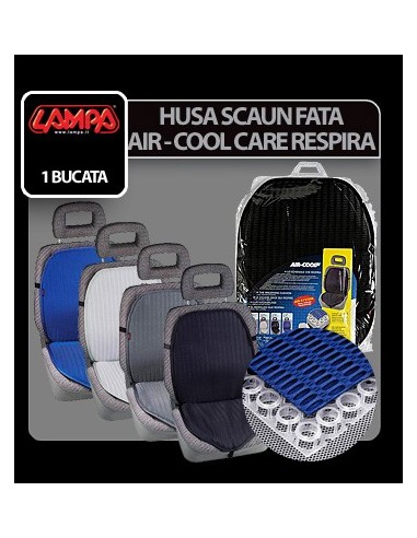 |AutoNeo.roHusa scaun fata respiranta Air-Cool 1buc - Negru