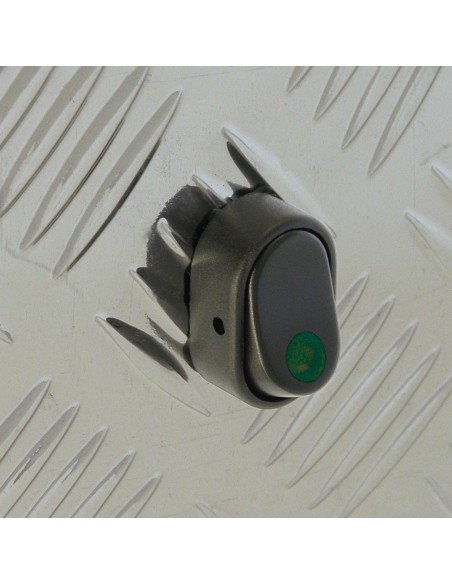 |AutoNeo.roIntrerupator basculant cu LED 12V - 30A - Verde