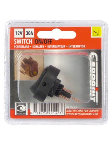 |AutoNeo.roIntrerupator basculant cu LED 12V - 30A - Galben