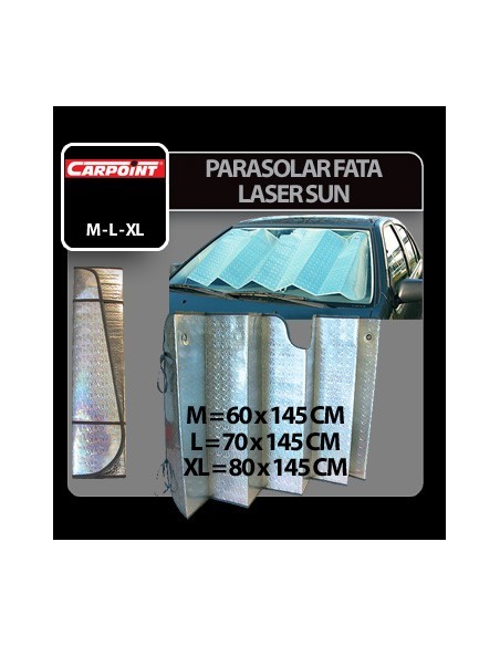 |AutoNeo.roParasolar fata Laser Sun - 80x145cm - XL
