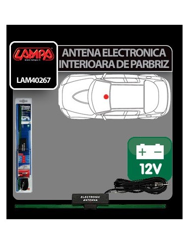 |AutoNeo.roAntena electronica interioara de parbriz Lampa 12V